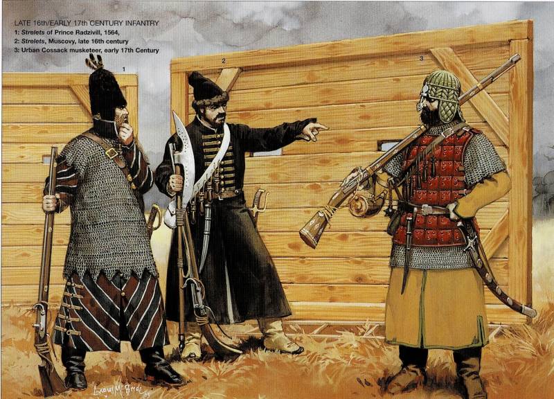 Кафтаны по полкам: разноцветное стрелецкое войско допетровской Руси