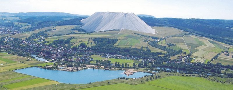 Самая большая в мире гора поваренной соли Монте Кали, гора, поваренная, соль