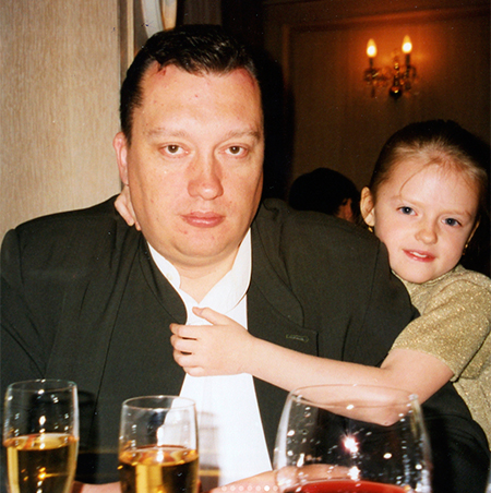 Милана Кержакова с родителями
