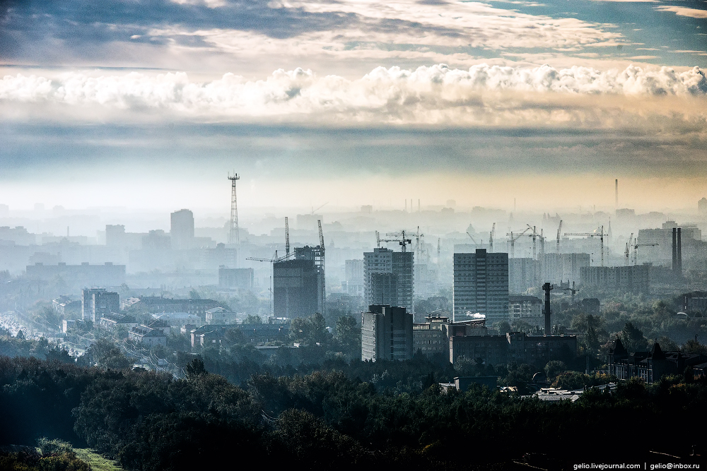 Омску 300 лет. Виды города с высоты