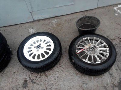 Моем колеса не пачкая руки