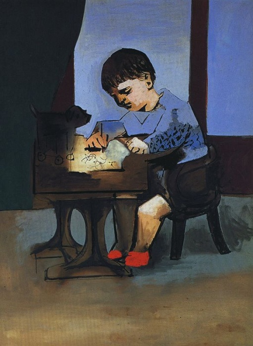 «Пауло рисует» (1923). Автор: Пабло Пикассо.