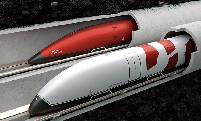 Из Женевы до Цюриха за 17 минут. Швейцарцы показали тоннель и поезд, который будет двигаться со скоростью более 1000 километров в час