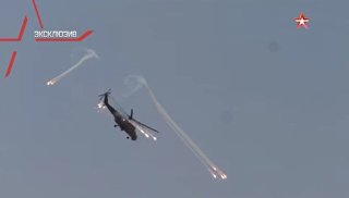 Ми-28Н «Ночные охотники» ВКС РФ испепеляют боевиков ИГИЛ в котле