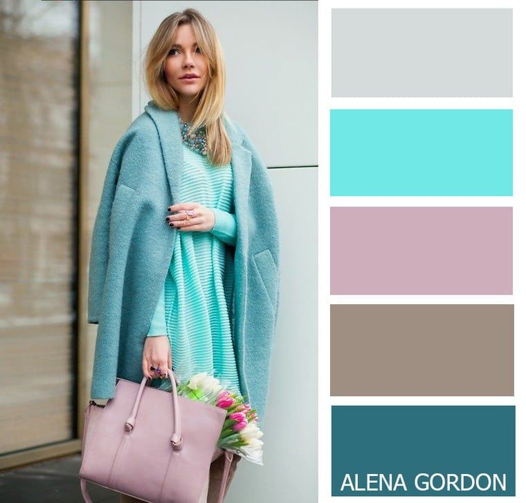 Нежные весенние сочетания в одежде 