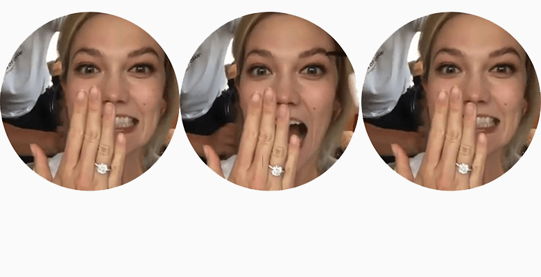Карли Клосс показала помолвочное кольцо с бриллиантом