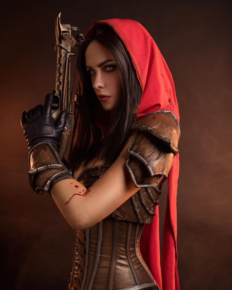 Diablo 3 - Горячая Охотница на Демонов в исполнении Ирины Мейер Игры,косплей
