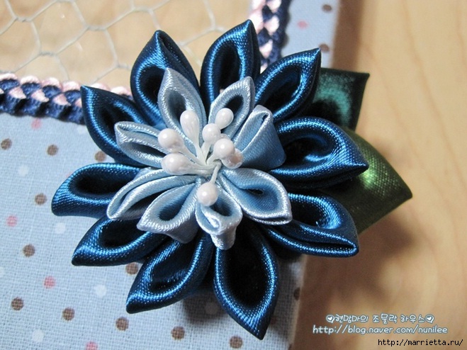 Цветочки канзаши своими руками Цветочки канзаши своими руками канзаши