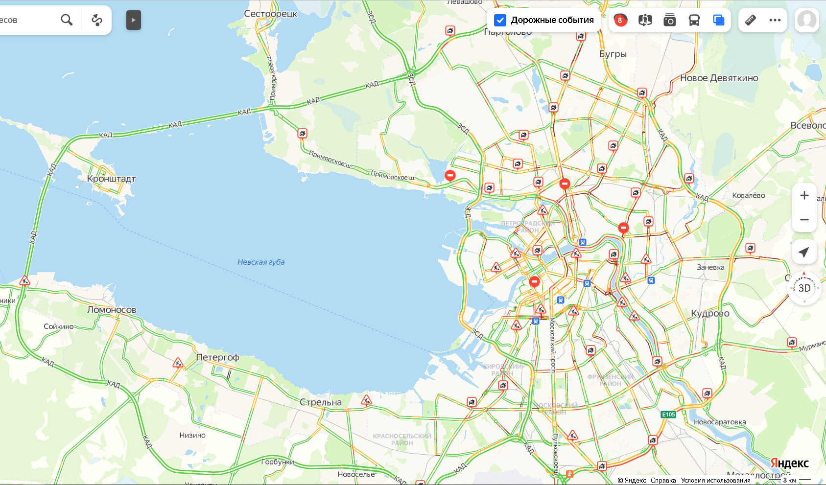 Почему стоит кад спб сейчас