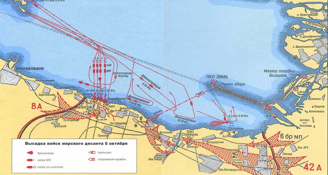 Трагедия под Петергофом. Как морские десанты пытались отбросить гитлеровцев от Ленинграда? история