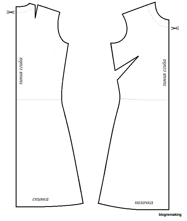 Платье без воротника выкройка Выкройка расклешенного платья - Домохозяйки - медиаплатформа МирТесен
