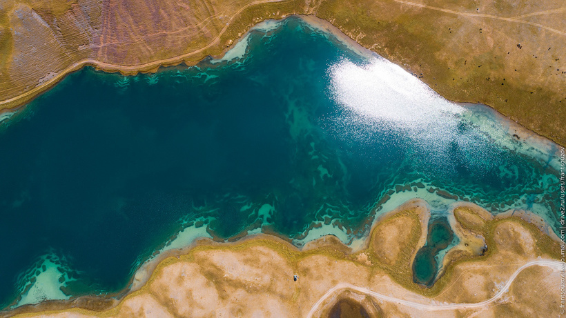 Природа Киргизии с высоты: Тулпар-Кёль авиатур