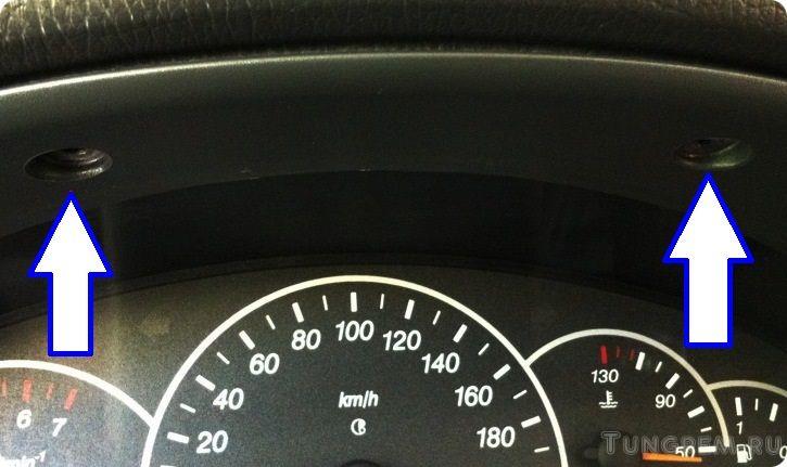 Снятие и установка приборной панели на Lada Priora