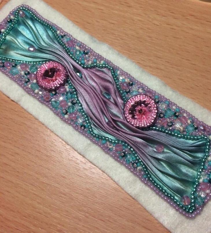 Рукоделие — техника шибори: мастер-классы, фото, идеи Рукоделие — техника шибори: мастер-классы, фото, идеи сделай сам,Украшения,шибори