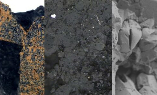 Археологи нашли черный камень и решили сделать его анализ. Отчет показал, что камень старше нашей планеты метеорит, камень, ученые, состоит, Ученые, миллиарда, Землю, числе, ввиду, имеют, органикой, органику, содержит, хондрита, Земле, углеродистого, найденный, похож, телами Черный, космическими