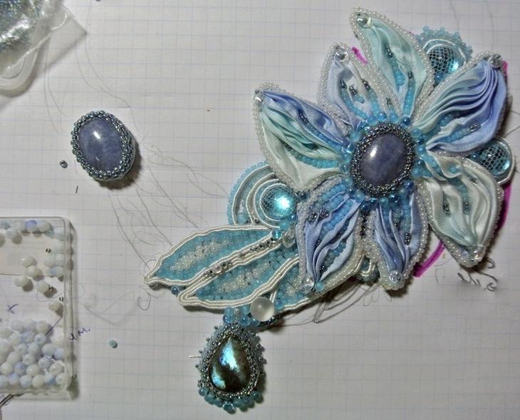 Рукоделие — техника шибори: мастер-классы, фото, идеи Рукоделие — техника шибори: мастер-классы, фото, идеи сделай сам,Украшения,шибори