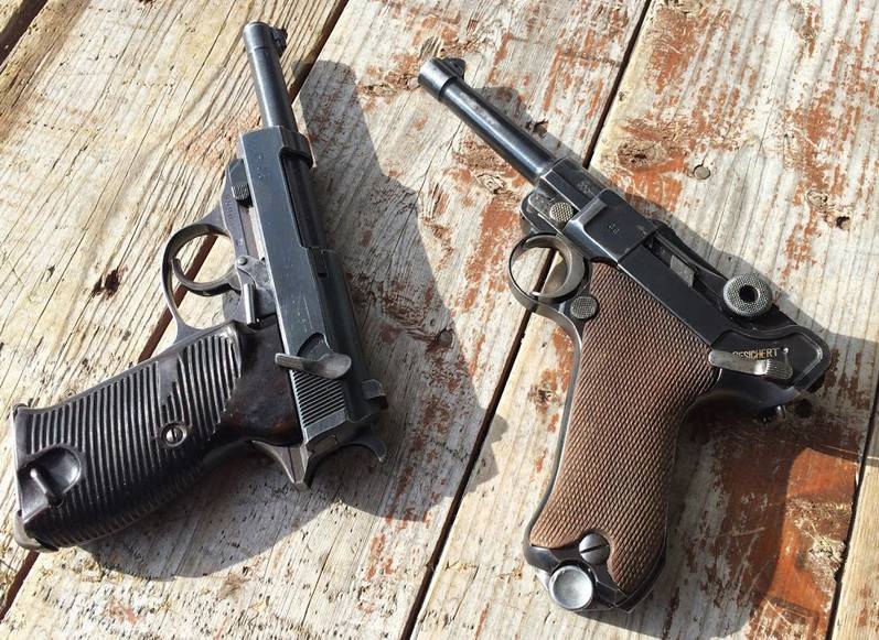 Использование трофейных немецких пистолетов в СССР оружие