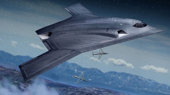 Возможный будущий вид стратегического бомбардировщика B-3
