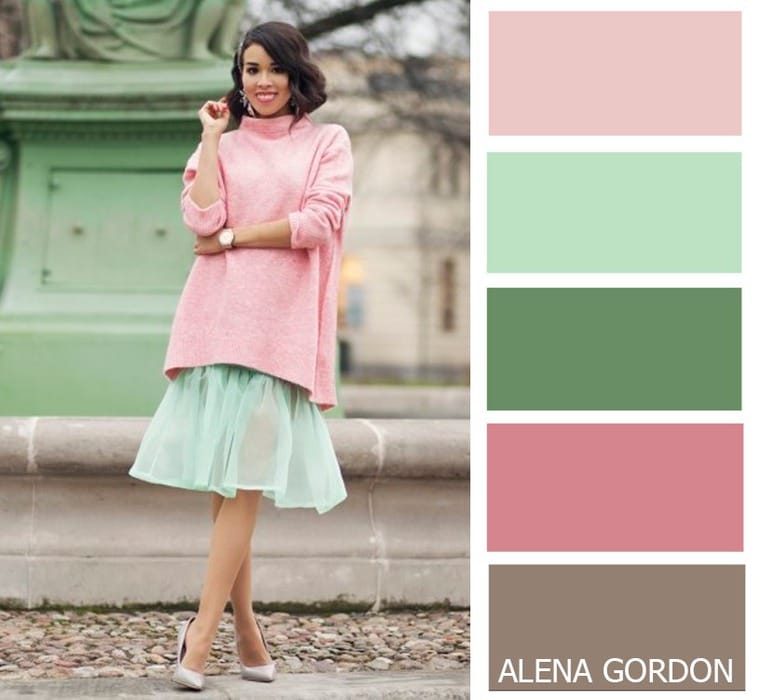 Нежные весенние сочетания в одежде 