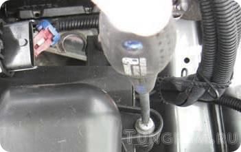 Замена вентилятора охлаждения радиатора Lada Kalina