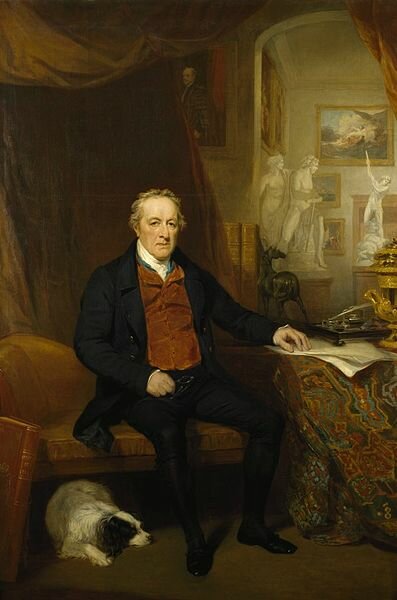 Джордж Уиндхэм, 3-й граф Эгремонт,  Томас Филлипс, 1837-45.  Из коллекции Петворт-хауса 