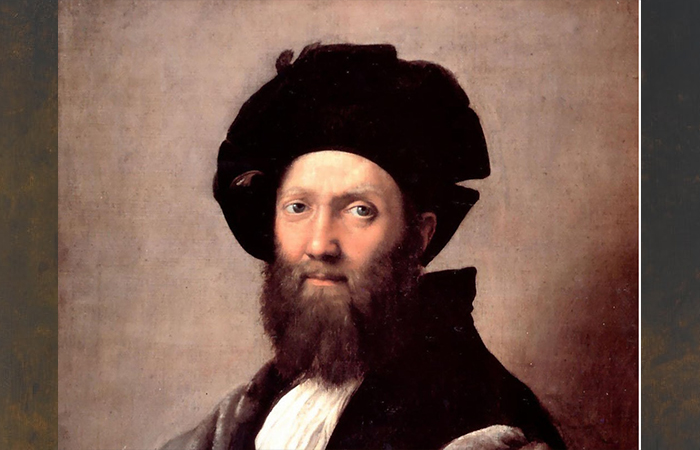 Портрет Бальтазара Кастильоне кисти Рафаэля