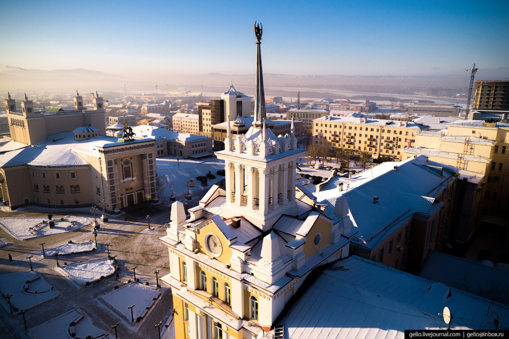 Улан-Удэ с высоты: центр российского буддизма Улан-Удэ с высоты: центр российского буддизма путешествия