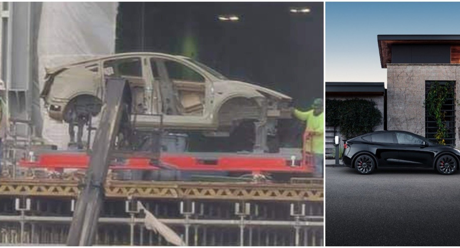 Tesla доставила кузов Model Y на фабрику Giga Texas для калибровки оборудования