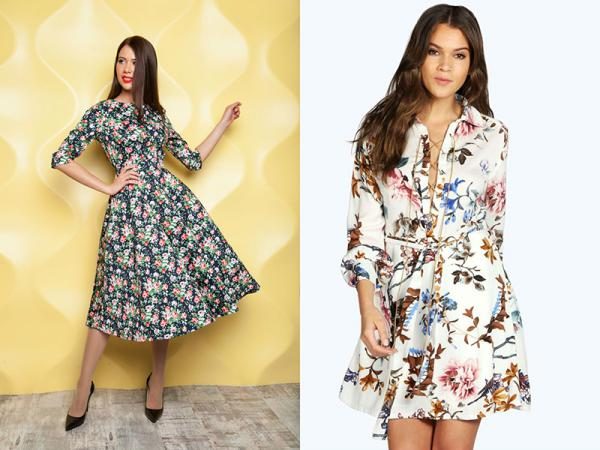 Как правильно носить платья в цветочек и не выглядеть простушкой Как правильно носить платья в цветочек и не выглядеть простушкой лучшее,мода,модные советы,Наряды