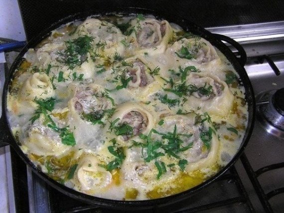 Что приготовить из пельменей? еда, кулинария, пельмени, рецепты