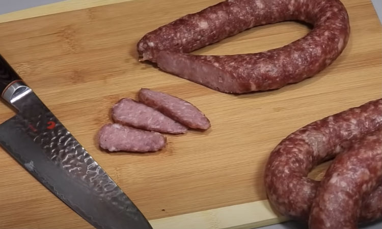 Домашняя колбаса готова за 3 часа: настоящая краковская в духовке домашняя колбаса,мясные блюда