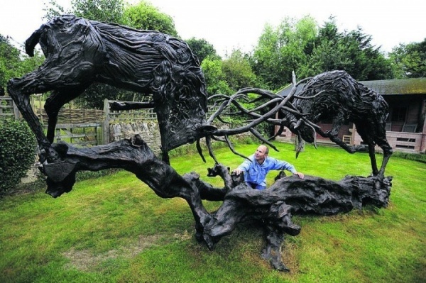 Британский скульптор Джеймс Доран-Уэбб (14 фото)