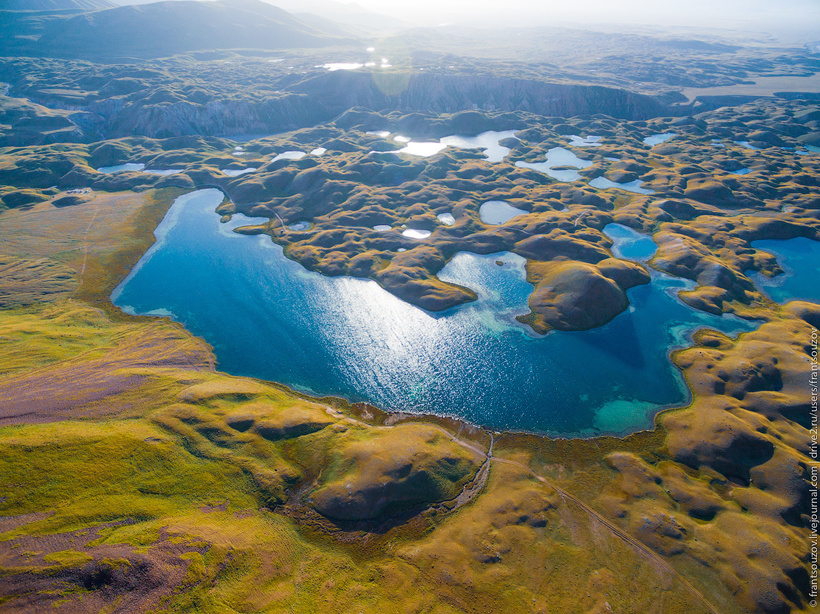 Природа Киргизии с высоты: Тулпар-Кёль авиатур