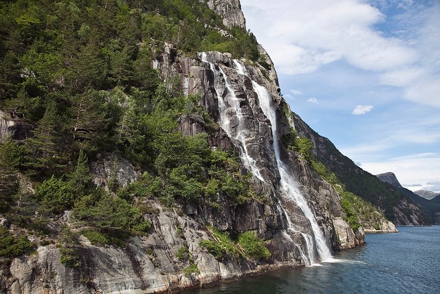 Люсе-фьорд , Норвегия авиатур