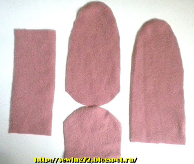 Носки из флиса: мастер-класс женские хобби