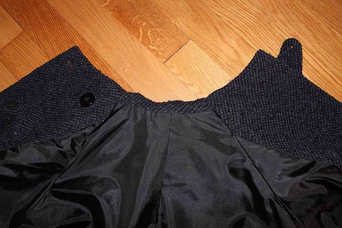 Переделка пальто в стильный кейп Переделка пальто в стильный кейп одежда