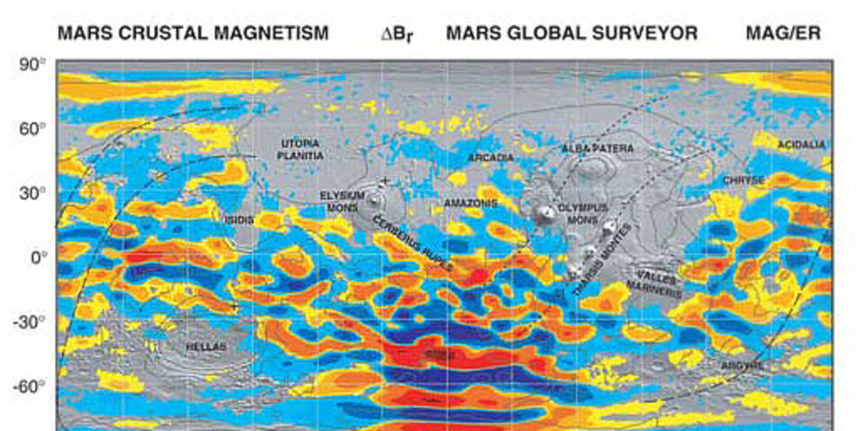 Планетологи составили полную геологическую карту Марса