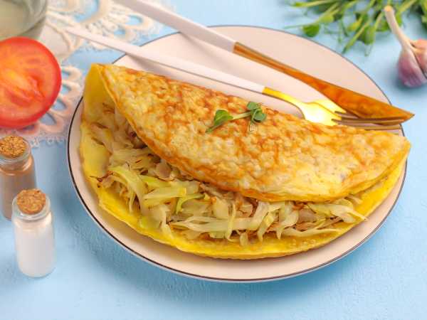 Овсяноблин с капустой, рецепт с фото