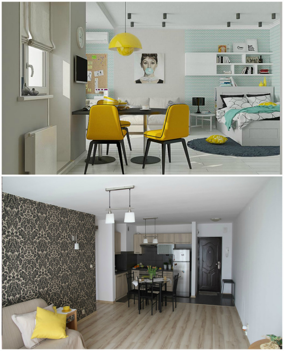 9 проверенных способов грамотного зонирования квартиры-студии идеи для дома,интерьер и дизайн