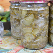 Салат из крупных огурцов