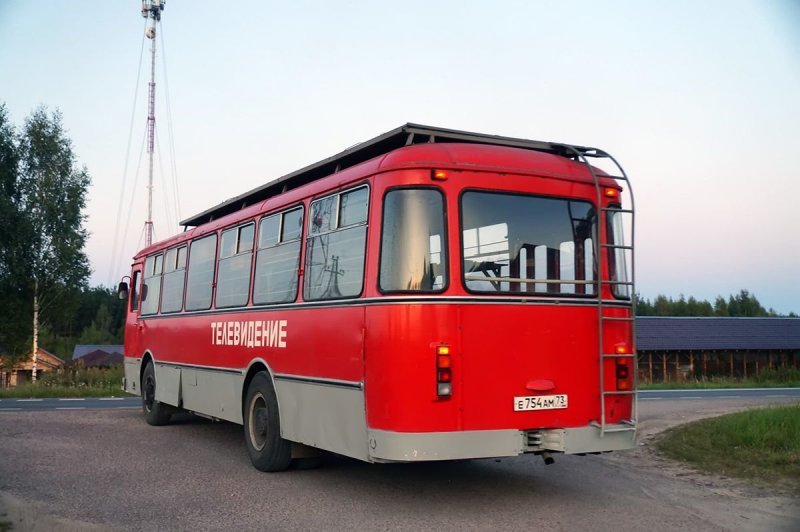 Капсула времени: телевизионный ЛиАЗ-677М ЛиАЗ 677, авто, автобус, лиаз