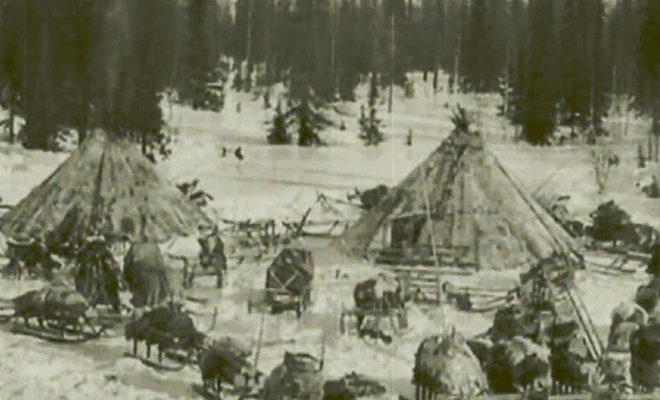 Путники всегда ночевали в деревне эскимосов на берегу, но в один из дней деревня оказалась пустой Культура