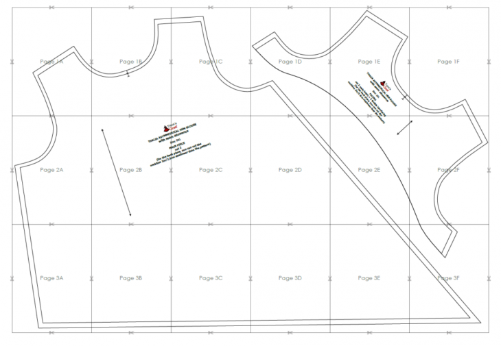 Топ с асимметричным низом