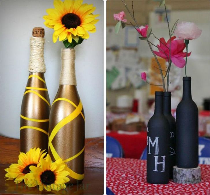 Фотография: Что делать со стеклянными бутылками после праздников: 25 крутых идей, которые преобразят интерьер №7 - BigPicture.ru