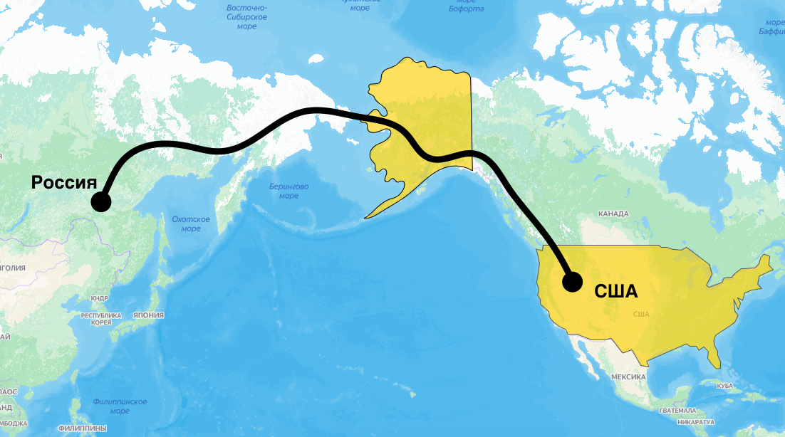 Почему теперь России стало выгодно построить дорогу в США через Берингов пролив. Простое объяснение