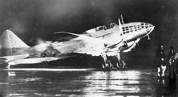 Бомбардировщик ДБ-3Ф (Ил-4), на котором служил Самуил Клебанов