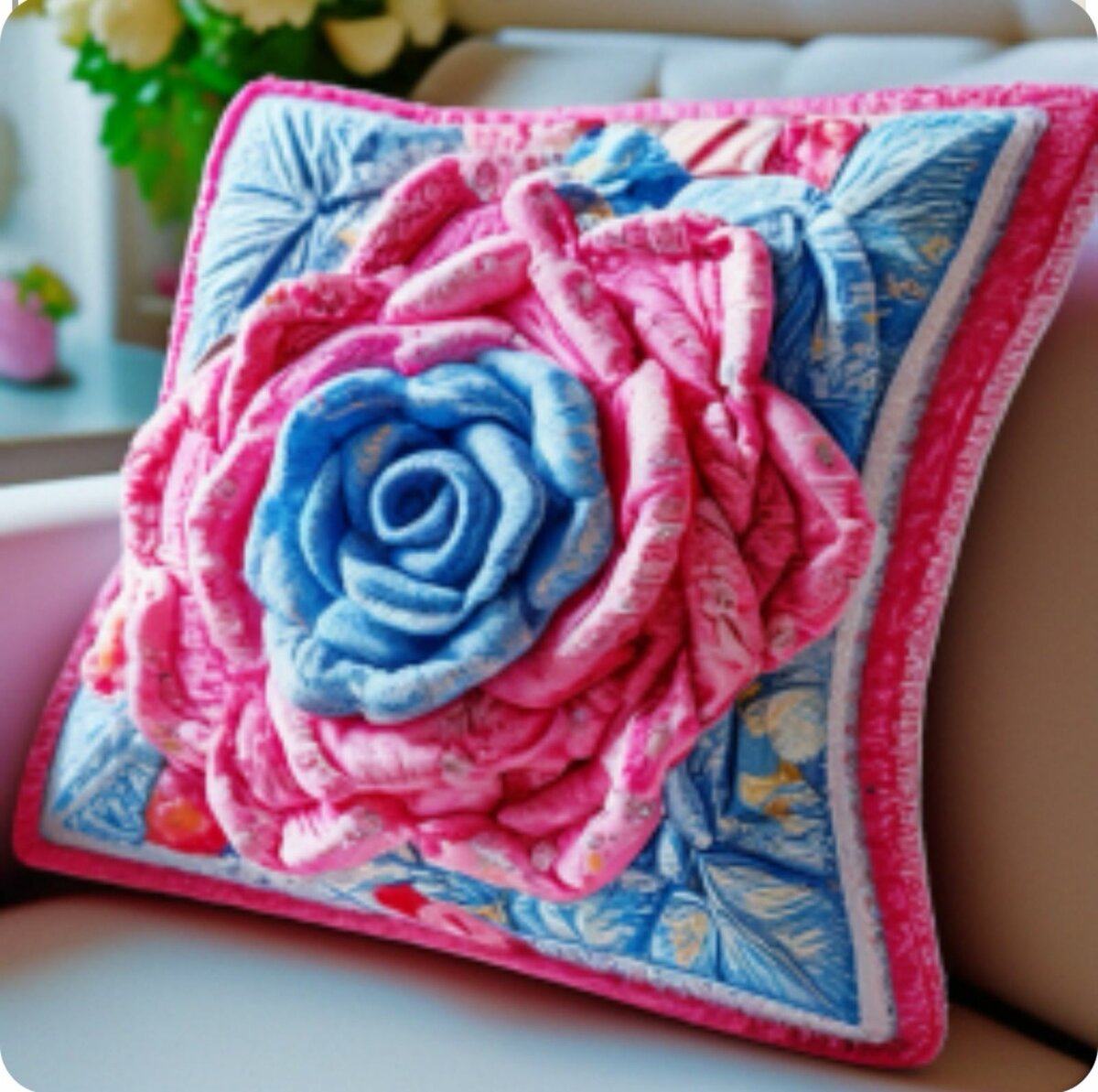 Побалуйте себя красотой и роскошью потрясающей коллекции подушек с изображением нежных цветов.-2-3