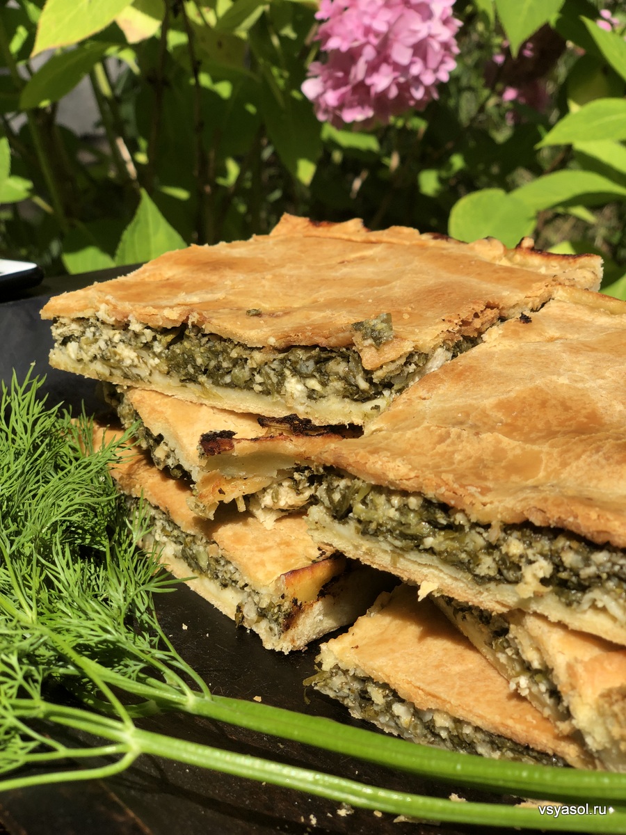 Греческий луковый пирог с Миконоса кухни мира,пироги