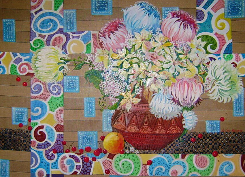 Кружевная реальность гармонии... Художник Marie Li-Safi 