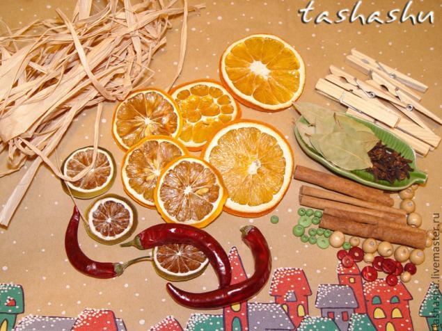 Апельсиново-ароматный декор для елки: мастер-класс Апельсиново-ароматный декор для елки: мастер-класс домашний очаг